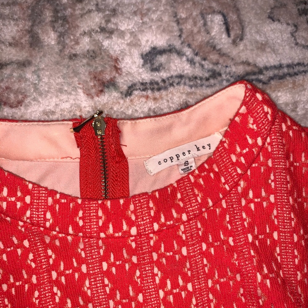 Copper Key Cocktail Dress - Picture 2 of 3
